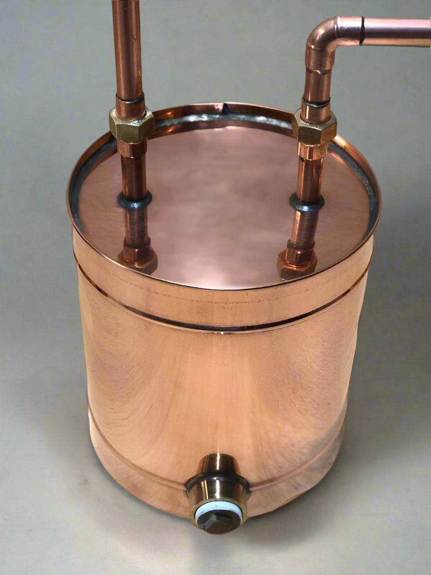 20 Gallon Copper Moonshine Still 220V Electric With Quick Clamp Cap and Thumper Infusion Port