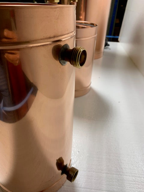 20 Gallon Copper Moonshine Still 220V Electric With Quick Clamp Cap and Thumper Infusion Port