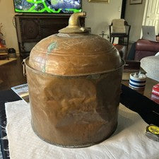 Antique Copper Still Moonshine Whiskey Boiler Pot Primitive 17” x 19”