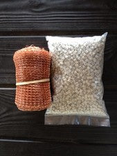 1 Liter Raschig Rings 1/2 Lb Copper Mesh Reflux Column Packing Moonshine Still