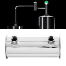 3" Tri Clamp Dephlegmator Condenser for Moonshine Reflux Still Column w 1/2" npt
