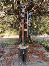 Copper Moonshine Still 2" inch Reflux Column 8 gallon With Gin Basket