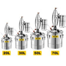 20L/30L/50L/70L Alcohol Still Beverage Distiller Boiler Wine Brewing Kit