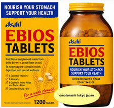 【 Asahi EBIOS Yeast Supplement 】1200 Tablets Nutritional Support from Japan