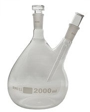Flask, Distillation, 2000ml, with Thermometer Holder