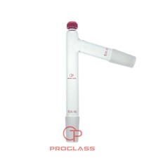 Laboratory Glass Distillation Thermometer Adapter 75°