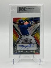2022 Leaf Exotic Auto Pre-Production Proof Sammy Sosa Prismatic Parrot 1/1 ⚾️