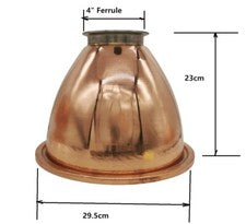 Stillmate Alembic Copper Dome for Alembic Pot Still 30cm with 4 Inch Ferrule