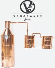 10 Gallon 1500 Watt ELECTRIC Copper Moonshine Still Complete Kit w/ Worm & Thump