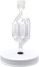 Airtight One Gallon Standard Fermentation Lid Gasket with S-Shaped Airlock