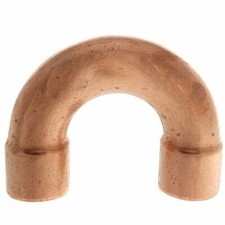 3/4" x 2-1/2" Copper Return Bend Copper Elbow Moonshine Still Column Condenser