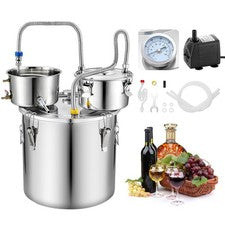 VEVOR 8 GAL/ 30L Alcohol Still Home Brewing Kit for DIY Whiskey Wine Brandy