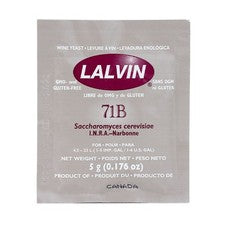 Lalvin 71B Wine Yeast, 5g - 10-Pack