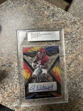 2022 Leaf Exotic Auto Pre -production Proof Jameson Willams Clear Parrot 1/1 🔥