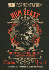 Rum Turbo Yeast Pirates Gold Fast Rum Yeast for brewing and distillation USA