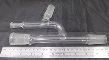 CORNING Pyrex Expanded Claisen Distilling Adapter ST 24/40, thermometer ST 10/30
