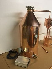 20 Gallon Copper Moonshine Still/ Gin Basket/200 Volt Electric Made In The USA