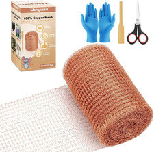 5” x 32 ft 100% Pure Copper Mesh for Distilling Knitted Copper Mesh Roll