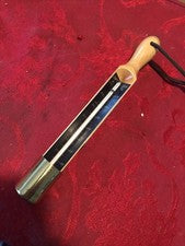 Jack Daniels Distiller's Thermometer HardWood Brass
