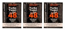 3x Alcotec Carbon 48 Turbo Yeast with Activated Carbon