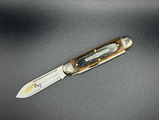 Great Eastern Cutlery GEC 35 Beer & Sausage Charred Whiskey Barrel Oak Knife