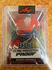2024 Leaf Metal Hockey Pre-Production Proof Jeremy Roenick Acetate Parrot 1/1