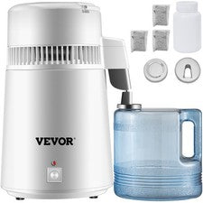 VEVOR 4L Dental Medical Pure Water Distiller All Stainless Steel Internal