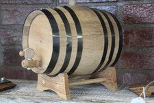 Authentic 1-Liter Mini Aging Barrel – American Oak | Personalized Whiskey Barrel