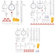 Lab Glassware Distillation Kit 1000ml 3.3 Boro 14/29/32 pcs Glassware Equipment