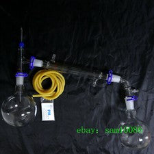 Glass Distilling,Distillation Apparatus,Chemistry Lab Glassware Kit,Distillation