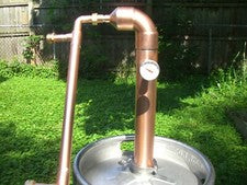 Beer Keg ELBOW Kit 2" inch Copper Pipe Moonshine Still Pot Still Column reflux