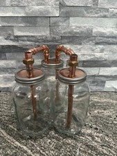 CoProof 1/2” Tandem Mason Jar Thumpers Wide Mouth Half Gallon Mason Jars Kit A15