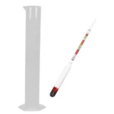 Complete Wine Making Supplies: Hydrometer and Cylinder Kit for Perfect Results