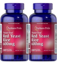 2- Doctors Trust Red Yeast Rice 600 mg x 240 Capsules Each Long Exp 3/27