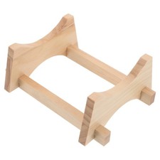 Oak Aging Barrel Stand Replacement - Wooden Beverage Dispenser Base for 1.5L