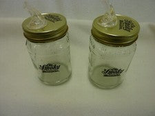 2- OLE SMOKEY MOONSHINE SIPPING MASON JAR