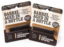 2 Pack - Barrel Aged in a Bottle Oak Infusion Spiral. Age Your Brown