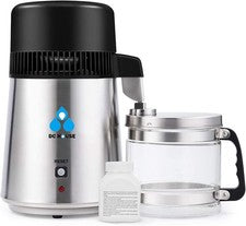 Distilled Water Machine 1 Gallon, Stainless Steel Water Distiller for Home Count