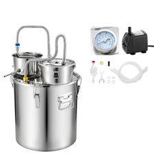 Uimoso 13.2GAL Water Alcohol Distiller Moonshine Still Wine Brandy Home Brewing