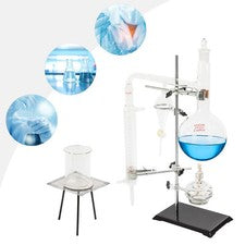 1000ml DIY Distillation Kit for Essential Oils - Borosilicate Glass Lab Set