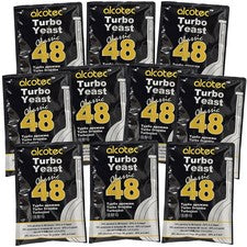 Alcotec 48 Hours Classic Turbo Yeast (Pack of 10)
