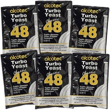 Alcotec 48 Hours Classic Turbo Yeast (Pack of 6)