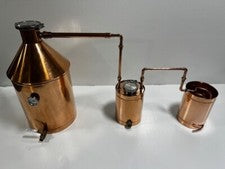 10 Gal Copper Perfect Starter Still w/Thumper and Worm Made In The USA