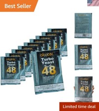 48 Hour Turbo Yeast | Brewers Yeast Powder| Wine Yeast for Wine Making | Inst...