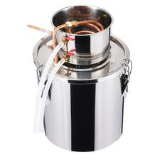 Alcohol Still, 5 Gal / 19 L Stainless Steel Water Alcohol Distiller with Copper