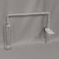 Cenco Distillation Lab Apparatus Bubbler Pyrex Glass Chemistry Gas Thermometer