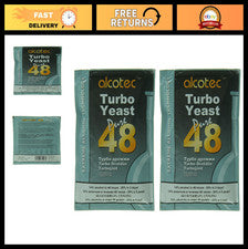48 Hour Turbo Yeast for Brewing | Wine Making Dry Yeast Powder | 135g (2 Pack)