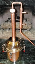 Copper Alcohol Moonshine Ethanol Still E-85 Reflux NR5 Gallon Stainless Boiler