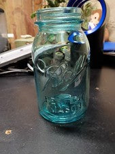 Ball Mason Vintage Blue Moonshine/Canning Jars 1923-1933 Era