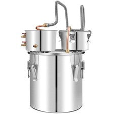 Uimoso 13.2Gal Alcohol Distiller with Thumper Keg and Water Circulation Pump
